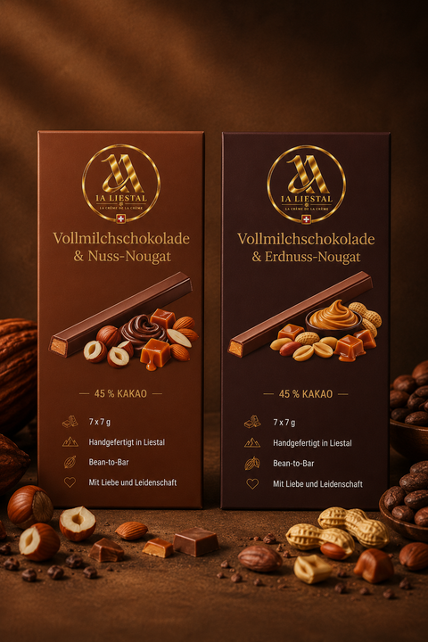 Mit Nuss-Nougat