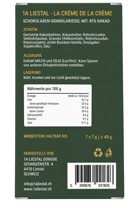 Granola Schokoriegel